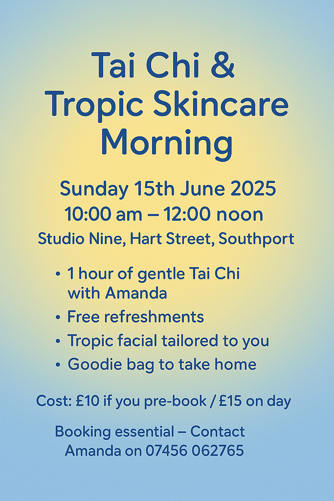 Tai Chi and tropic Skincare morning